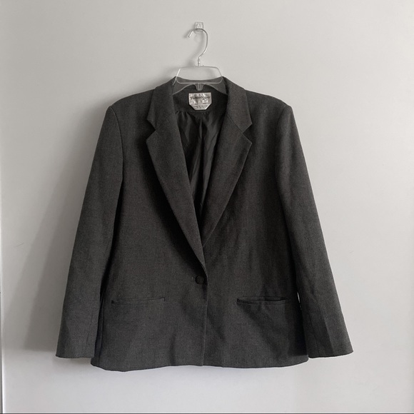 Dark gray blazer